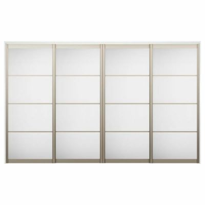 可動間仕切り 引き違い戸 4枚建 引戸上吊方式 ラシッサS アルミタイプ LZB ケーシング付枠 3220/3223 リクシル トステム 室内引き戸 上吊り 引違い戸 LIXIL/TOSTEM リビング建材 室内建具 居室ドア 戸 扉 リフォーム DIY