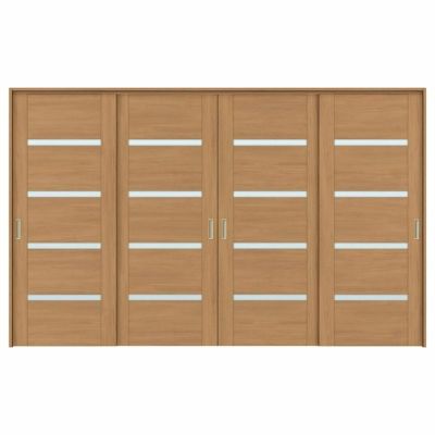 可動間仕切り 引き違い戸 4枚建 引戸上吊方式 ラシッサS ガラスタイプ LGR ケーシング付枠 3220/3223 リクシル トステム 室内引き戸 上吊り 引違い戸 LIXIL/TOSTEM リビング建材 室内建具 居室ドア 戸 扉 リフォーム DIY