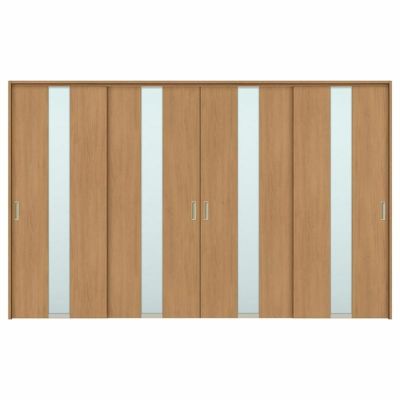 可動間仕切り 引き違い戸 4枚建 引戸上吊方式 ラシッサS ガラスタイプ LGM ケーシング付枠 3220/3223 リクシル トステム 室内引き戸 上吊り 引違い戸 LIXIL/TOSTEM リビング建材 室内建具 居室ドア 戸 扉 リフォーム DIY