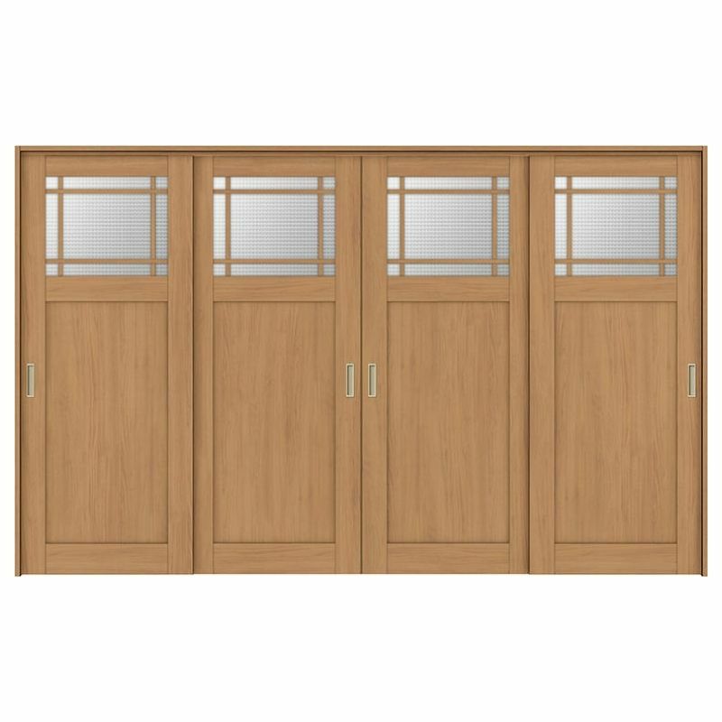 可動間仕切り 引き違い戸 4枚建 引戸上吊方式 ラシッサS ガラスタイプ LGJ ケーシング付枠 3220/3223 リクシル トステム 室内引き戸 上吊り 引違い戸 LIXIL/TOSTEM リビング建材 室内建具 居室ドア 戸 扉 リフォーム DIY