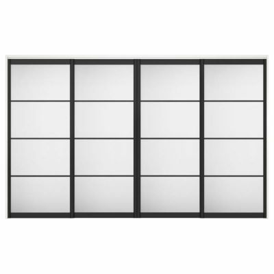 可動間仕切り 引き違い戸 4枚建 引戸上吊方式 ラシッサS アルミタイプ LZB ノンケーシング枠 3220/3223 リクシル トステム 室内引き戸 上吊り 引違い戸 LIXIL/TOSTEM リビング建材 室内建具 居室ドア 戸 扉 リフォーム DIY