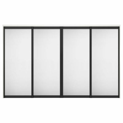 可動間仕切り 引き違い戸 4枚建 引戸上吊方式 ラシッサS アルミタイプ LZA ノンケーシング枠 3220/3223 リクシル トステム 室内引き戸 上吊り 引違い戸 LIXIL/TOSTEM リビング建材 室内建具 居室ドア 戸 扉 リフォーム DIY