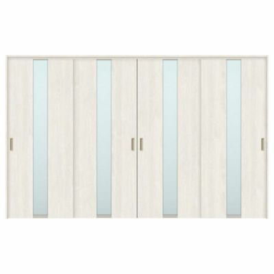 可動間仕切り 引き違い戸 4枚建 引戸上吊方式 ラシッサS ガラスタイプ LGM ノンケーシング枠 3220/3223 リクシル トステム 室内引き戸 上吊り 引違い戸 LIXIL/TOSTEM リビング建材 室内建具 居室ドア 戸 扉 リフォーム DIY