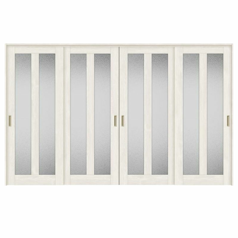 可動間仕切り 引き違い戸 4枚建 引戸上吊方式 ラシッサS ガラスタイプ LGG ノンケーシング枠 3220/3223 リクシル トステム 室内引き戸 上吊り 引違い戸 LIXIL/TOSTEM リビング建材 室内建具 居室ドア 戸 扉 リフォーム DIY