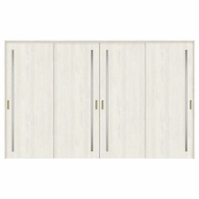 可動間仕切り 引き違い戸 4枚建 引戸上吊方式 ラシッサS ガラスタイプ LGC ノンケーシング枠 3220/3223 リクシル トステム 室内引き戸 上吊り 引違い戸 LIXIL/TOSTEM リビング建材 室内建具 居室ドア 戸 扉 リフォーム DIY