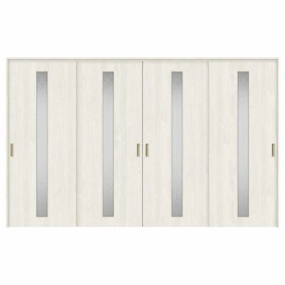 可動間仕切り 引き違い戸 4枚建 引戸上吊方式 ラシッサS ガラスタイプ LGA ノンケーシング枠 3220/3223 リクシル トステム 室内引き戸 上吊り 引違い戸 LIXIL/TOSTEM リビング建材 室内建具 居室ドア 戸 扉 リフォーム DIY