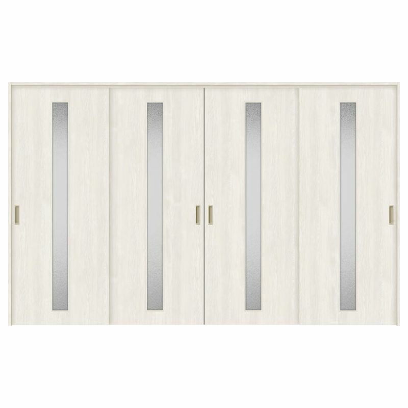 可動間仕切り 引き違い戸 4枚建 引戸上吊方式 ラシッサS ガラスタイプ LGA ノンケーシング枠 3220/3223 リクシル トステム 室内引き戸 上吊り 引違い戸 LIXIL/TOSTEM リビング建材 室内建具 居室ドア 戸 扉 リフォーム DIY