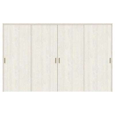 可動間仕切り 引き違い戸 4枚建 引戸上吊方式 ラシッサS パネルタイプ LAC ノンケーシング枠 3220/3223 リクシル トステム 室内引き戸 上吊り 引違い戸 LIXIL/TOSTEM リビング建材 室内建具 居室ドア 戸 扉 リフォーム DIY