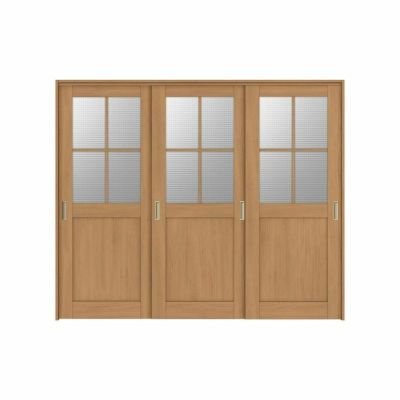 可動間仕切り 引き違い戸 3枚建 引戸上吊方式 ラシッサS ガラスタイプ LGH ケーシング付枠 2420/2423 リクシル トステム 室内引き戸 上吊り 引違い戸 LIXIL/TOSTEM リビング建材 室内建具 居室ドア 戸 扉 リフォーム DIY