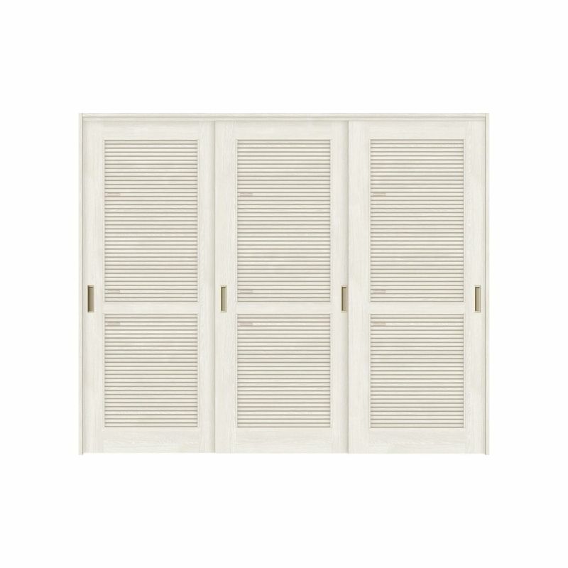 採風 可動間仕切り 引き違い戸 3枚建 引戸上吊方式 ラシッサS 通風タイプ LTA ノンケーシング枠 2420/2423 リクシル トステム 室内引き戸 上吊り 引違い戸 LIXIL/TOSTEM リビング建材 室内建具 居室ドア 戸 扉 リフォーム DIY