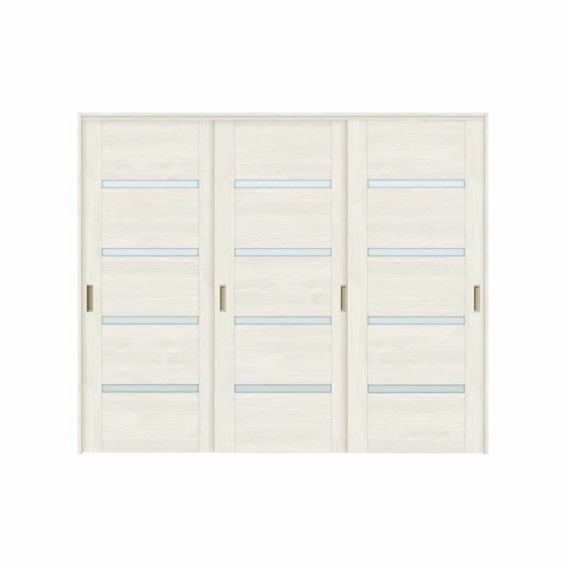 可動間仕切り 引き違い戸 3枚建 引戸上吊方式 ラシッサS ガラスタイプ LGR ノンケーシング枠 2420/2423 リクシル トステム 室内引き戸 上吊り 引違い戸 LIXIL/TOSTEM リビング建材 室内建具 居室ドア 戸 扉 リフォーム DIY