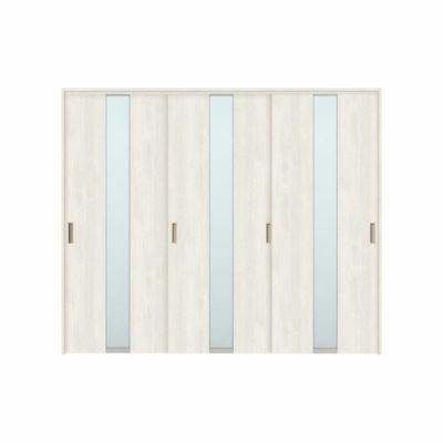 可動間仕切り 引き違い戸 3枚建 引戸上吊方式 ラシッサS ガラスタイプ LGM ノンケーシング枠 2420/2423 リクシル トステム 室内引き戸 上吊り 引違い戸 LIXIL/TOSTEM リビング建材 室内建具 居室ドア 戸 扉 リフォーム DIY