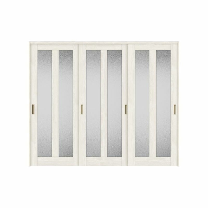 可動間仕切り 引き違い戸 3枚建 引戸上吊方式 ラシッサS ガラスタイプ LGG ノンケーシング枠 2420/2423 リクシル トステム 室内引き戸 上吊り 引違い戸 LIXIL/TOSTEM リビング建材 室内建具 居室ドア 戸 扉 リフォーム DIY