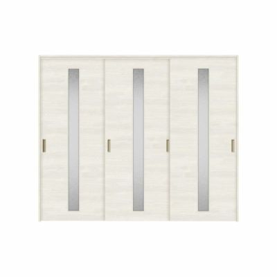 可動間仕切り 引き違い戸 3枚建 引戸上吊方式 ラシッサS ガラスタイプ LGB ノンケーシング枠 2420/2423 リクシル トステム 室内引き戸 上吊り 引違い戸 LIXIL/TOSTEM リビング建材 室内建具 居室ドア 戸 扉 リフォーム DIY