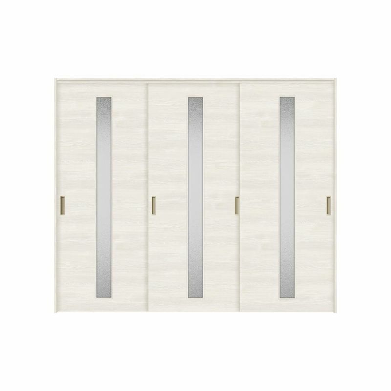 可動間仕切り 引き違い戸 3枚建 引戸上吊方式 ラシッサS ガラスタイプ LGB ノンケーシング枠 2420/2423 リクシル トステム 室内引き戸 上吊り 引違い戸 LIXIL/TOSTEM リビング建材 室内建具 居室ドア 戸 扉 リフォーム DIY