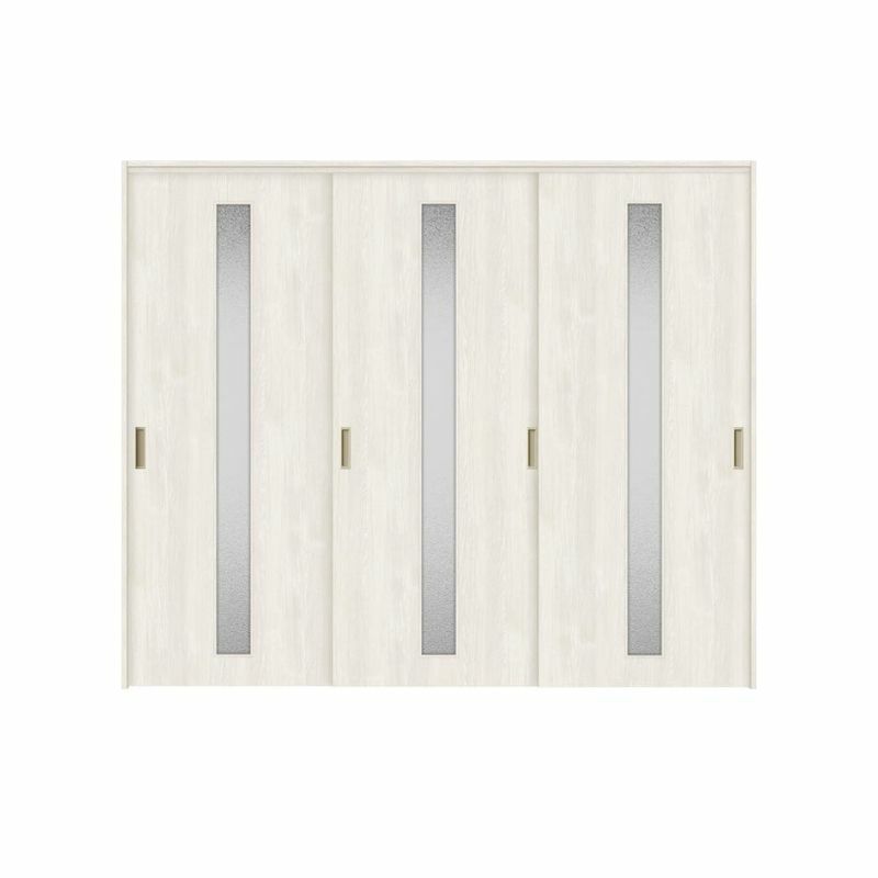 可動間仕切り 引き違い戸 3枚建 引戸上吊方式 ラシッサS ガラスタイプ LGA ノンケーシング枠 2420/2423 リクシル トステム 室内引き戸 上吊り 引違い戸 LIXIL/TOSTEM リビング建材 室内建具 居室ドア 戸 扉 リフォーム DIY