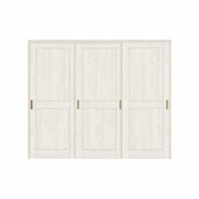 可動間仕切り 引き違い戸 3枚建 引戸上吊方式 ラシッサS パネルタイプ LAH ノンケーシング枠 2420/2423 リクシル トステム 室内引き戸 上吊り 引違い戸 LIXIL/TOSTEM リビング建材 室内建具 居室ドア 戸 扉 リフォーム DIY