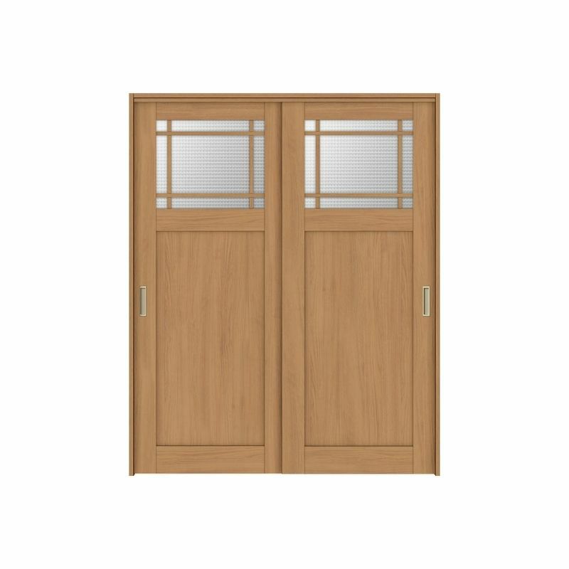 可動間仕切り 引き違い戸 2枚建 引戸上吊方式 ラシッサS ガラスタイプ LGJ ケーシング付枠 1620/1623 リクシル トステム 室内引き戸 上吊り 引違い戸 LIXIL/TOSTEM リビング建材 室内建具 居室ドア 戸 扉 リフォーム DIY