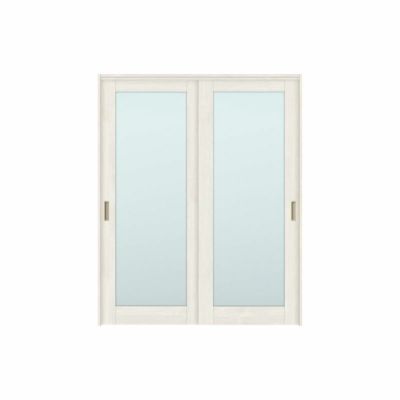 可動間仕切り 引き違い戸 2枚建 引戸上吊方式 ラシッサS ガラスタイプ LGK ノンケーシング枠 1620/1623 リクシル トステム 室内引き戸 上吊り 引違い戸 LIXIL/TOSTEM リビング建材 室内建具 居室ドア 戸 扉 リフォーム DIY