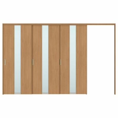 可動間仕切り 片引き戸 3枚建 引戸上吊方式 ラシッサS ガラスタイプ LGM ケーシング付枠 3220/3223 リクシル トステム 室内引き戸 上吊り片引戸 LIXIL/TOSTEM リビング建材 室内建具 居室ドア 戸 扉 リフォーム DIY