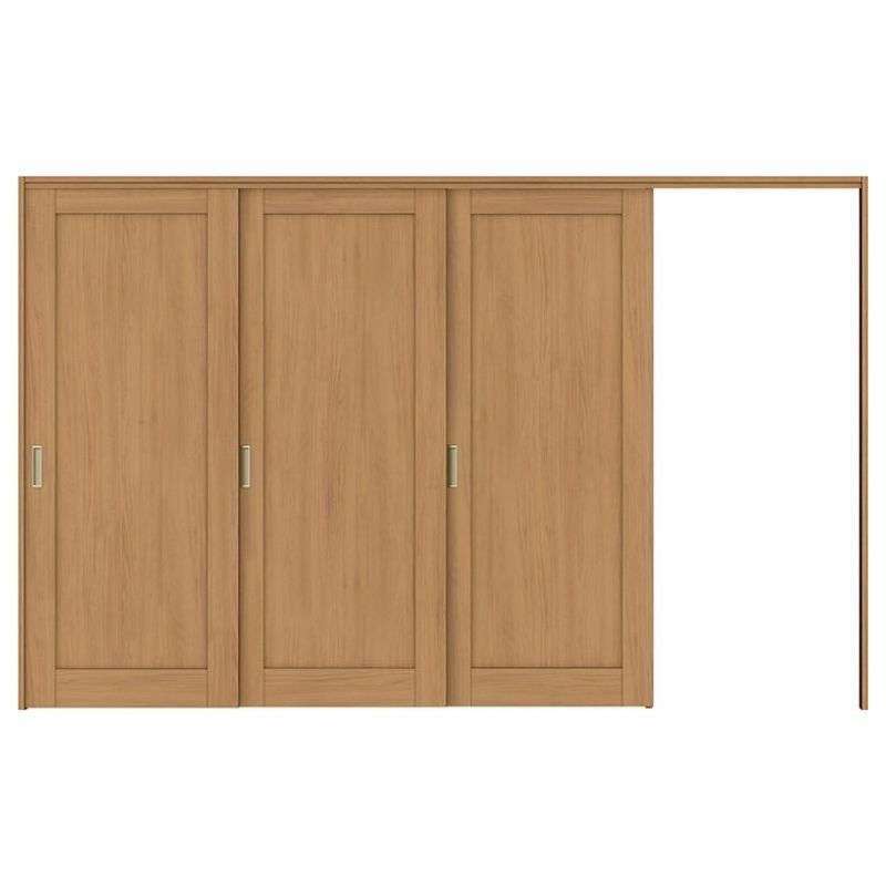 可動間仕切り 片引き戸 3枚建 引戸上吊方式 ラシッサS パネルタイプ LAG ケーシング付枠 3220/3223 リクシル トステム 室内引き戸 上吊り片引戸 LIXIL/TOSTEM リビング建材 室内建具 居室ドア 戸 扉 リフォーム DIY