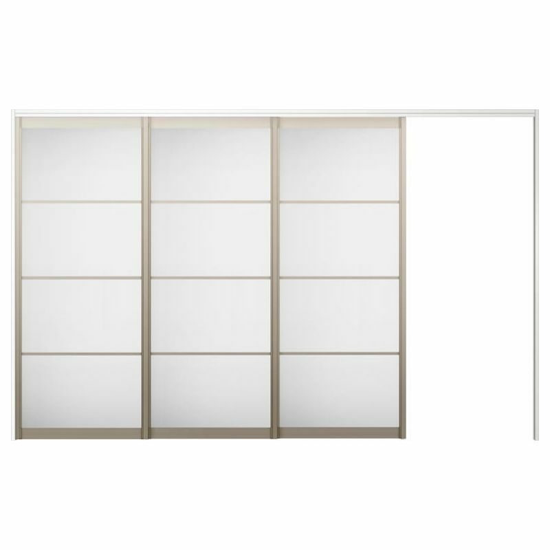 可動間仕切り 片引き戸 3枚建 引戸上吊方式 ラシッサS アルミタイプ LZB ノンケーシング枠 3220/3223 リクシル トステム 室内引き戸 上吊り片引戸 LIXIL/TOSTEM リビング建材 室内建具 居室ドア 戸 扉 リフォーム DIY