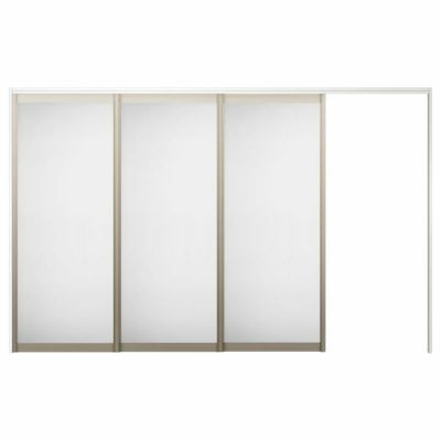 可動間仕切り 片引き戸 3枚建 引戸上吊方式 ラシッサS アルミタイプ LZA ノンケーシング枠 3220/3223 リクシル トステム 室内引き戸 上吊り片引戸 LIXIL/TOSTEM リビング建材 室内建具 居室ドア 戸 扉 リフォーム DIY