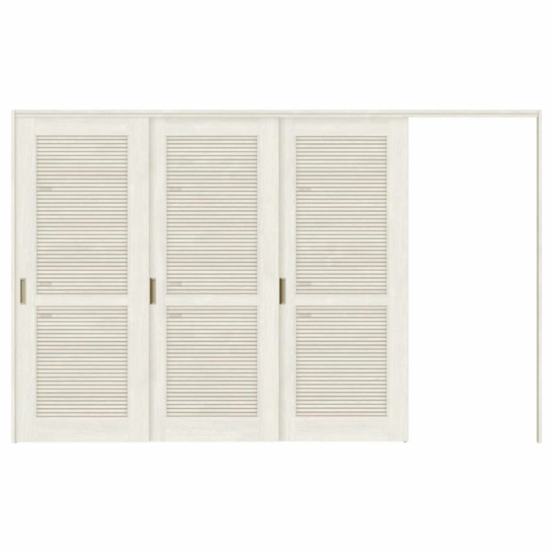 採風 可動間仕切り 片引き戸 3枚建 引戸上吊方式 ラシッサS 通風タイプ LTA ノンケーシング枠 3220/3223 リクシル トステム 室内引き戸 上吊り片引戸 LIXIL/TOSTEM リビング建材 室内建具 居室ドア 戸 扉 リフォーム DIY