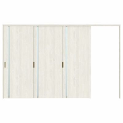 可動間仕切り 片引き戸 3枚建 引戸上吊方式 ラシッサS ガラスタイプ LGL ノンケーシング枠 3220/3223 リクシル トステム 室内引き戸 上吊り片引戸 LIXIL/TOSTEM リビング建材 室内建具 居室ドア 戸 扉 リフォーム DIY
