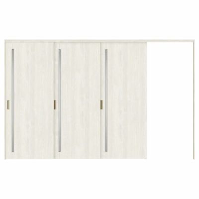 可動間仕切り 片引き戸 3枚建 引戸上吊方式 ラシッサS ガラスタイプ LGC ノンケーシング枠 3220/3223 リクシル トステム 室内引き戸 上吊り片引戸 LIXIL/TOSTEM リビング建材 室内建具 居室ドア 戸 扉 リフォーム DIY