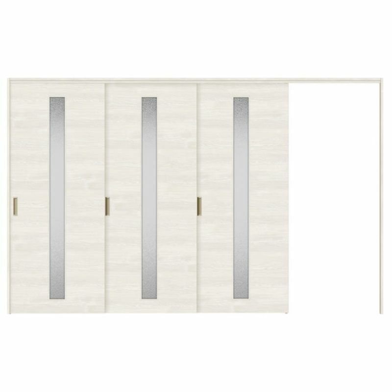 可動間仕切り 片引き戸 3枚建 引戸上吊方式 ラシッサS ガラスタイプ LGB ノンケーシング枠 3220/3223 リクシル トステム 室内引き戸 上吊り片引戸 LIXIL/TOSTEM リビング建材 室内建具 居室ドア 戸 扉 リフォーム DIY