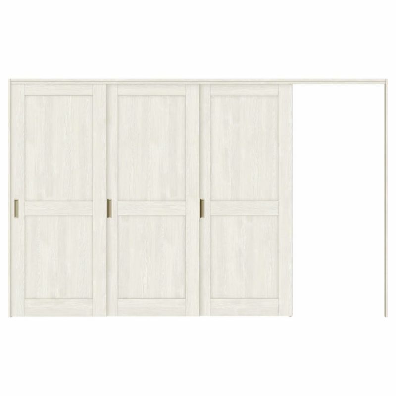 可動間仕切り 片引き戸 3枚建 引戸上吊方式 ラシッサS パネルタイプ LAH ノンケーシング枠 3220/3223 リクシル トステム 室内引き戸 上吊り片引戸 LIXIL/TOSTEM リビング建材 室内建具 居室ドア 戸 扉 リフォーム DIY