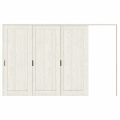 可動間仕切り 片引き戸 3枚建 引戸上吊方式 ラシッサS パネルタイプ LAG ノンケーシング枠 3220/3223 リクシル トステム 室内引き戸 上吊り片引戸 LIXIL/TOSTEM リビング建材 室内建具 居室ドア 戸 扉 リフォーム DIY