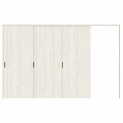 可動間仕切り 片引き戸 3枚建 引戸上吊方式 ラシッサS パネルタイプ LAC ノンケーシング枠 3220/3223 リクシル トステム 室内引き戸 上吊り片引戸 LIXIL/TOSTEM リビング建材 室内建具 居室ドア 戸 扉 リフォーム DIY