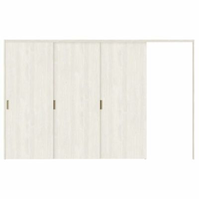 可動間仕切り 片引き戸 3枚建 引戸上吊方式 ラシッサS パネルタイプ LAA ノンケーシング枠 3220/3223 リクシル トステム 室内引き戸 上吊り片引戸 LIXIL/TOSTEM リビング建材 室内建具 居室ドア 戸 扉 リフォーム DIY