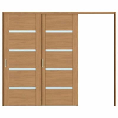 可動間仕切り 片引き戸 2枚建 引戸上吊方式 ラシッサS ガラスタイプ LGR ケーシング付枠 2420/2423 リクシル トステム 室内引き戸 上吊り片引戸 LIXIL/TOSTEM リビング建材 室内建具 居室ドア 戸 扉 リフォーム DIY