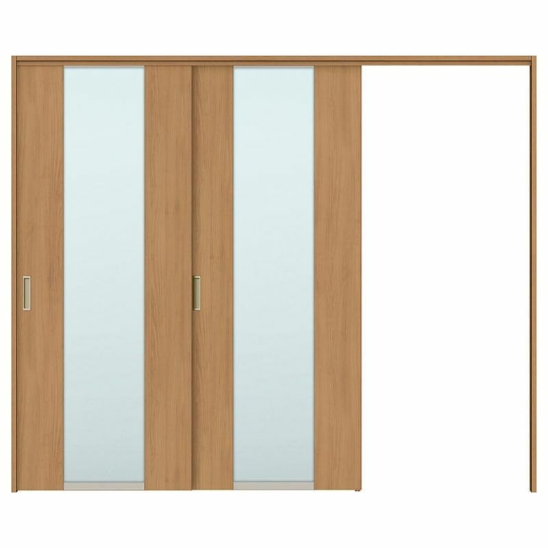 可動間仕切り 片引き戸 2枚建 引戸上吊方式 ラシッサS ガラスタイプ LGN ケーシング付枠 2420/2423 リクシル トステム 室内引き戸 上吊り片引戸 LIXIL/TOSTEM リビング建材 室内建具 居室ドア 戸 扉 リフォーム DIY