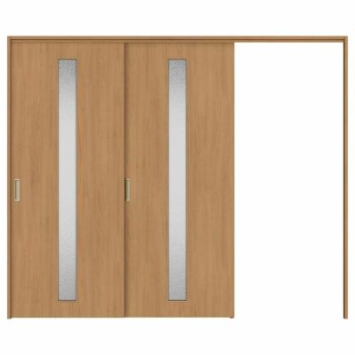 可動間仕切り 片引き戸 2枚建 引戸上吊方式 ラシッサS ガラスタイプ LGA ケーシング付枠 2420/2423 リクシル トステム 室内引き戸 上吊り片引戸 LIXIL/TOSTEM リビング建材 室内建具 居室ドア 戸 扉 リフォーム DIY