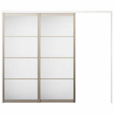 可動間仕切り 片引き戸 2枚建 引戸上吊方式 ラシッサS アルミタイプ LZB ノンケーシング枠 2420/2423 リクシル トステム 室内引き戸 上吊り片引戸 LIXIL/TOSTEM リビング建材 室内建具 居室ドア 戸 扉 リフォーム DIY