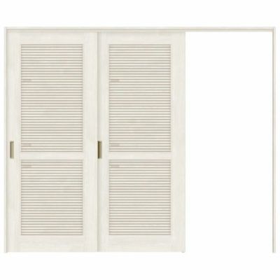 採風 可動間仕切り 片引き戸 2枚建 引戸上吊方式 ラシッサS 通風タイプ LTA ノンケーシング枠 2420/2423 リクシル トステム 室内引き戸 上吊り片引戸 LIXIL/TOSTEM リビング建材 室内建具 居室ドア 戸 扉 リフォーム DIY