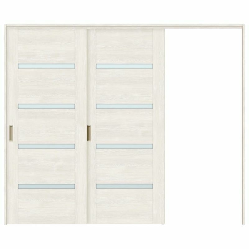 可動間仕切り 片引き戸 2枚建 引戸上吊方式 ラシッサS ガラスタイプ LGR ノンケーシング枠 2420/2423 リクシル トステム 室内引き戸 上吊り片引戸 LIXIL/TOSTEM リビング建材 室内建具 居室ドア 戸 扉 リフォーム DIY