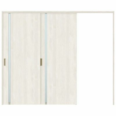 可動間仕切り 片引き戸 2枚建 引戸上吊方式 ラシッサS ガラスタイプ LGL ノンケーシング枠 2420/2423 リクシル トステム 室内引き戸 上吊り片引戸 LIXIL/TOSTEM リビング建材 室内建具 居室ドア 戸 扉 リフォーム DIY