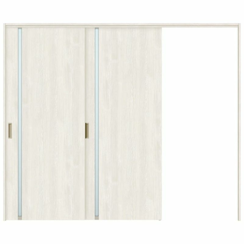 可動間仕切り 片引き戸 2枚建 引戸上吊方式 ラシッサS ガラスタイプ LGL ノンケーシング枠 2420/2423 リクシル トステム 室内引き戸 上吊り片引戸 LIXIL/TOSTEM リビング建材 室内建具 居室ドア 戸 扉 リフォーム DIY