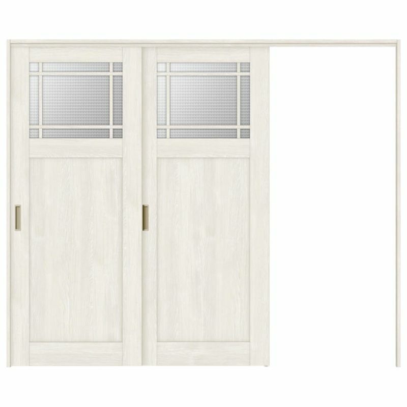 可動間仕切り 片引き戸 2枚建 引戸上吊方式 ラシッサS ガラスタイプ LGJ ノンケーシング枠 2420/2423 リクシル トステム 室内引き戸 上吊り片引戸 LIXIL/TOSTEM リビング建材 室内建具 居室ドア 戸 扉 リフォーム DIY