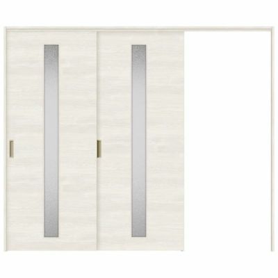 可動間仕切り 片引き戸 2枚建 引戸上吊方式 ラシッサS ガラスタイプ LGB ノンケーシング枠 2420/2423 リクシル トステム 室内引き戸 上吊り片引戸 LIXIL/TOSTEM リビング建材 室内建具 居室ドア 戸 扉 リフォーム DIY