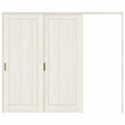 可動間仕切り 片引き戸 2枚建 引戸上吊方式 ラシッサS パネルタイプ LAG ノンケーシング枠 2420/2423 リクシル トステム 室内引き戸 上吊り片引戸 LIXIL/TOSTEM リビング建材 室内建具 居室ドア 戸 扉 リフォーム DIY