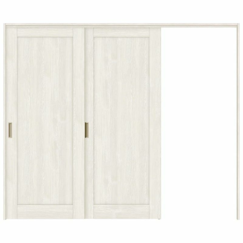 可動間仕切り 片引き戸 2枚建 引戸上吊方式 ラシッサS パネルタイプ LAG ノンケーシング枠 2420/2423 リクシル トステム 室内引き戸 上吊り片引戸 LIXIL/TOSTEM リビング建材 室内建具 居室ドア 戸 扉 リフォーム DIY