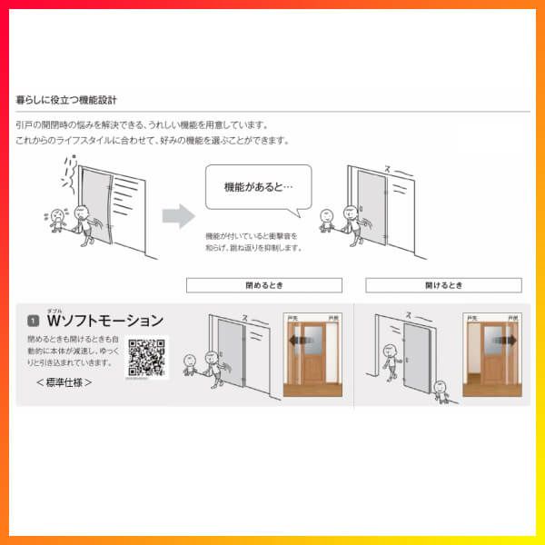 室内引戸 片引き戸 2枚建 連動方式 ラシッサ S パネルタイプ LAB ケーシング付枠 1620 W1644×H2023mm リクシル トステム  機能付き 引戸 ドア LIXIL/TOSTEM リビング建材 室内建具 戸 扉 ドア リフォーム DIY | リフォームおたすけDIY