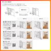 室内引戸 引き込み戸 標準タイプ 上吊方式 ラシッサS パネルタイプ LAB ノンケーシング枠 1420/1620/1820 リクシル トステム 上吊り引込戸 LIXIL/TOSTEM リビング建材 室内建具 戸 扉 ドア リフォーム DIY 9枚目