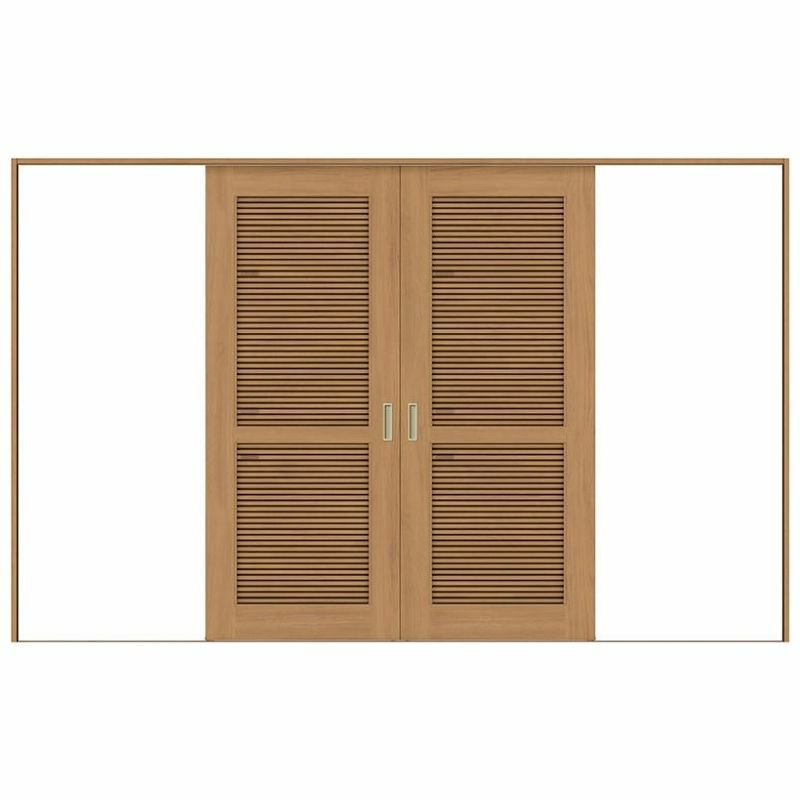 採風 室内引戸 引分け戸 Vレール方式 ラシッサS 通風タイプ LTA ケーシング付枠 3220 W3253×H2023mm リクシル トステム 引き分け戸 室内 ドア 引き戸 LIXIL/TOSTEM リビング建材 室内建具 戸 扉 ドア リフォーム DIY